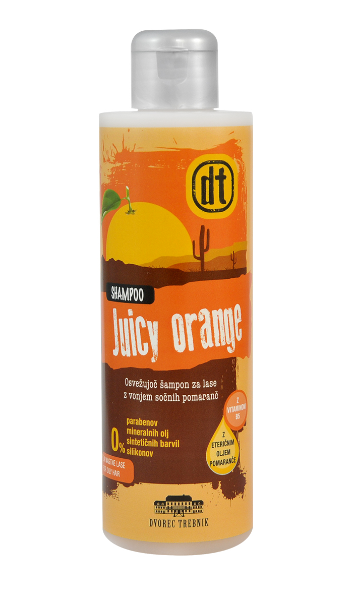 Šampon za mastne lase pomaranča